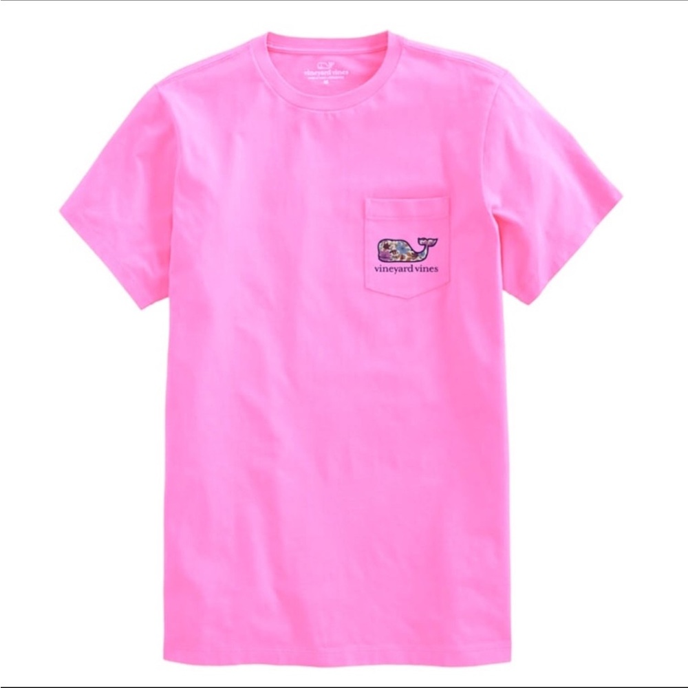 Vineyard Vines Westport Floral Whale Dahlia Short Sleeve Tee